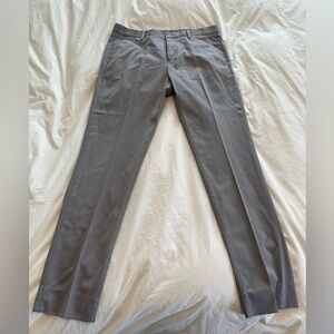 Light Grey Bonobos Weekday Warrior Slim Taper Dress Pants 32x31